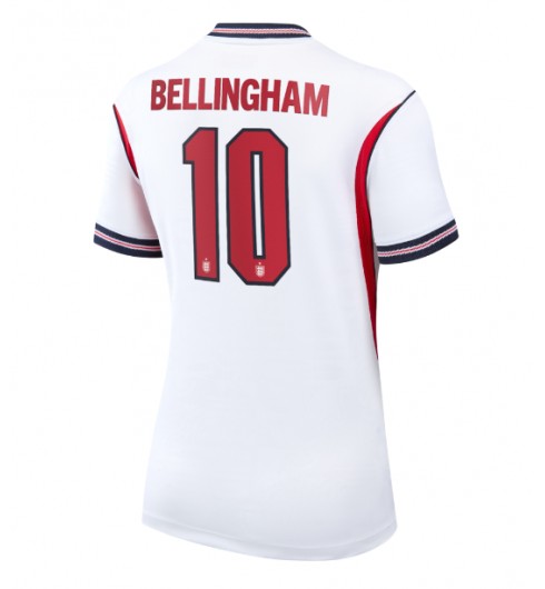 Englanti Jude Bellingham #10 Kotipaita Naisten MM-kisat 2026 Lyhythihainen Englanti Jude Bellingham #10 Kotipaita Naisten MM-kisat 2026 Lyhythihainen